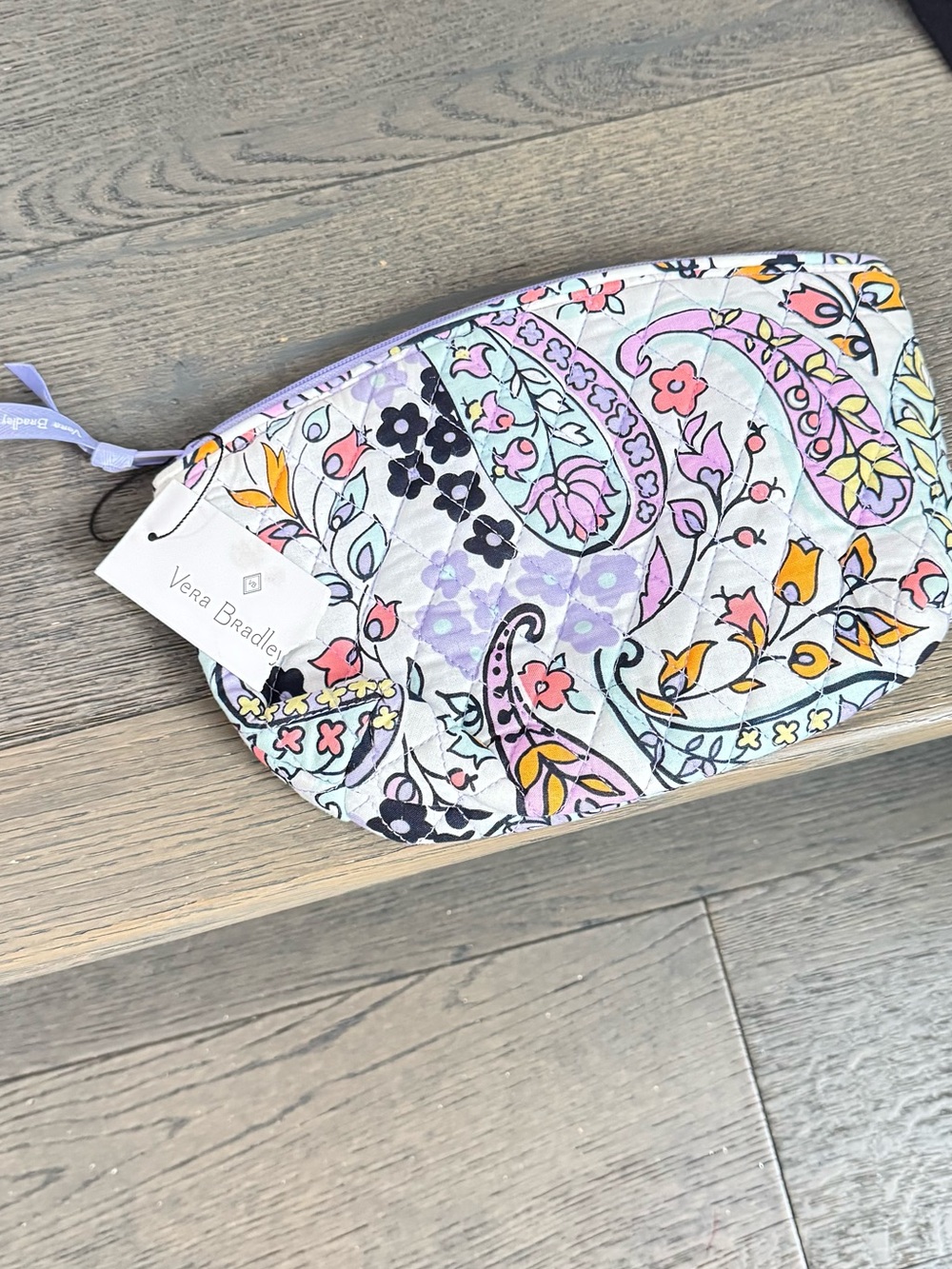 Vera Bradley medium travel cosmetic bag NWT